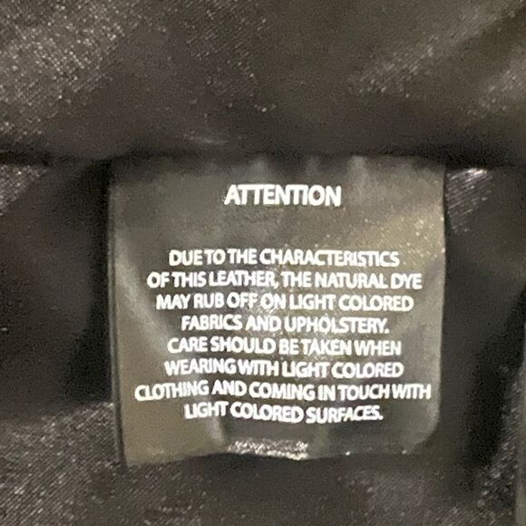 Tahari Women's Liv Belted Leather Shirt Jacket Black Petite Large NWT - Picture 8 of 9